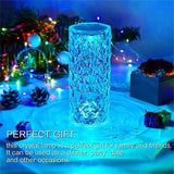 NNEOBA Romantic LED Crystal Table Lamp