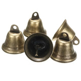 10pcs Vintage Bronze Jingle Bells 38mm Iron Tinplate