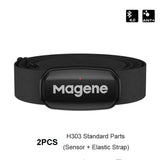 NNEOBA Dual Heart Rate Monitor Chest Strap 2-Pack H303 Sensors Black