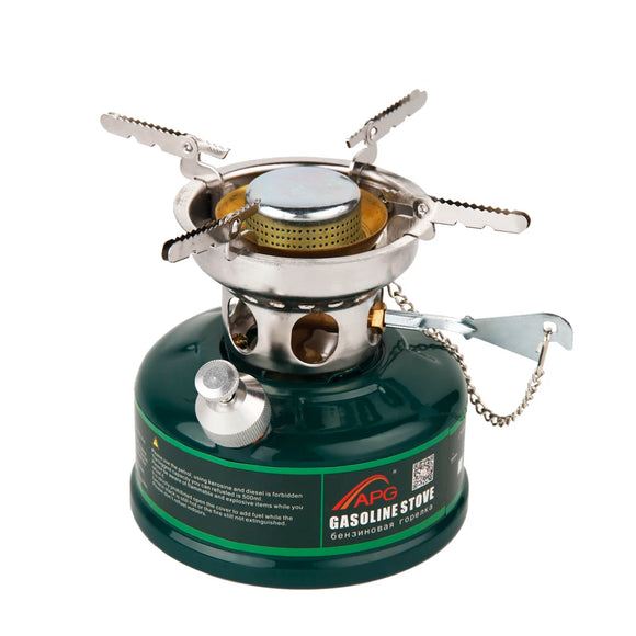 NNEOBA Camping Gasoline Stove with Silencer Green