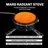 NNEOBA Radiant Stove System Compact Windproof Heat