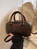 NNEOBA Retro Bowling Shoulder Handbag