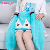 NNEOBA Anime-Inspired Hooded Plush Shawl Blanket
