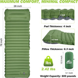 NNEOBA Extra Thick 4-Inch Self-Inflating Sleeping Pad