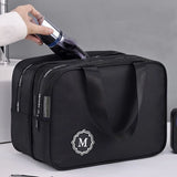 NNEOBA Double-Layer Travel Organizer Black