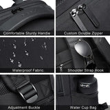 NNEOBA Waterproof Laptop Backpack Black