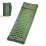 NNEOBA Inflatable Sleeping Pad with Built-In Pump Army Green