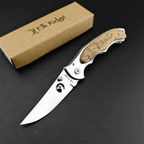 NNEOBA Professional Mini EDC Pocket Knife Brown