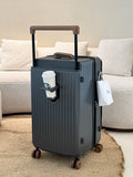 32-Inch Expandable Side-Opening Travel Suitcase with Wide Handle