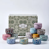 NNEOBA 12-Pack Scented Soy Candles Set Natural Aromatherapy Candles