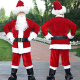 Men's Santa Claus Christmas Costume Set Adult 4XL