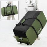 NNEOBA Wheeled Outdoor Travel Storage Bag Green