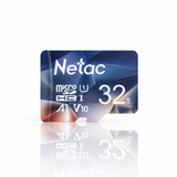 Netac 32GB MicroSD Memory Card – Class 10 UHS-I U1 A1, Up to 90MB/s