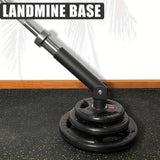 NNEOBA Heavy-Duty T-Bar Row Attachment – Universal Barbell Handle for Strength Training (Black)