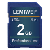 LEMIWEI 2GB SD Memory Card – UHS-I Class 10 U1 633X
