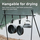 NNEOBA Portable Aluminum Camping Cookware Kit Grey