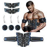 NNEOBA Abdominal Muscle Trainer EMS Fitness Belt Blue