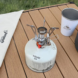 NNEOBA Portable Camping Accessories Gas Cooker