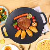 NNEOBA Non-Stick Camping BBQ Grill Pan Black