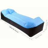 NNEOBA Inflatable Lounge Chair with Pillow for Camping & Beach