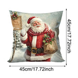 Christmas Throw Pillow Cover Set of 4 Decorative Pillowcases
