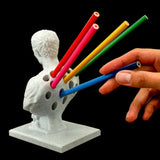 NNEOBA Julius Caesar statue Office Desk Pen Holder