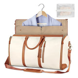 NNEOBA Foldable Travel Duffel Bag Beige