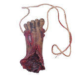 Halloween Horror Hanging Pendant Fake Dead Mouse Bat Broken Hand Feet Halloween Party Home Haunted House Scary Decoration Props