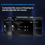 NNEOBA Gaming Tri-Mode Wireless Headset Blue