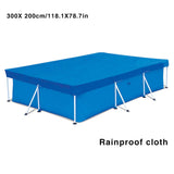 NNEOBA Pool Cover 400x211CM/300x200CM/260x160CM/220x150CM