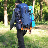 NNEOBA 60L Outdoor Camping Backpack Blue