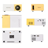 NNEOBA Mini Media Player Projector Yellow