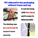 NNEOBA Canopy Sunwall Sidewall Gazebos Tent Waterproof