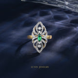 NNEOBA Bohemian Ring and Earring Set for Women