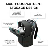 NNEOBA 15.6-Inch Casual Laptop Backpack Black
