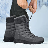 NNEOBA Men's High Top Snow Boots