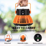 NNEOBA Portable Camping Fan with LED Lantern