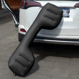 NNEOBA Car Travel Inflatable Bed Back Seat Air Mattress with Safety Block Black