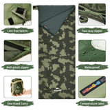 NNEOBA Camping Sleeping Bag Forest Pattern Camouflage