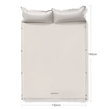 NNEOBA Self-Inflating Camping Mattress with Built-In Pillow Grey