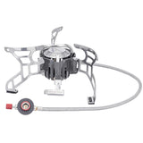 NNEOBA 3500W Foldable Camp Gas Stove Silver