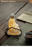 NNEOBA Ceramic Buddha LED Lamp: Tranquil Dhyana Sculpture