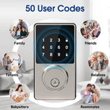 NNEOBA Smart Door Lock Keyless Entry Touchscreen