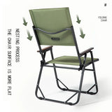 NNEOBA Folding Lounge Camping Chair Kemit Style Green