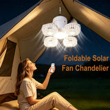 NNEOBA Portable Camping Fan & LED Tent Light