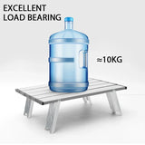 NNEOBA Ultralight Aluminum Alloy Camping Mini Foldable Table