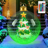 Inflatable Christmas Decoration Ball with LED Lights