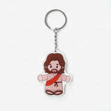 Jesus Hug Plush Doll with 7cm Keychain Ornament
