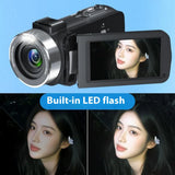 NNEOBA 4K Vlogging Camera with 80MP & IR Night Vision
