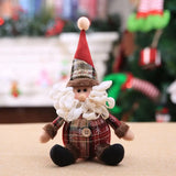 28cm Christmas Snowman Doll Decoration – Festive Tabletop